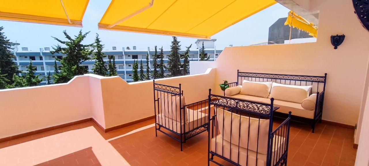 Blue & Yellow Penthouse With Terrace At Balaia Mar アルブフェイラ エクステリア 写真