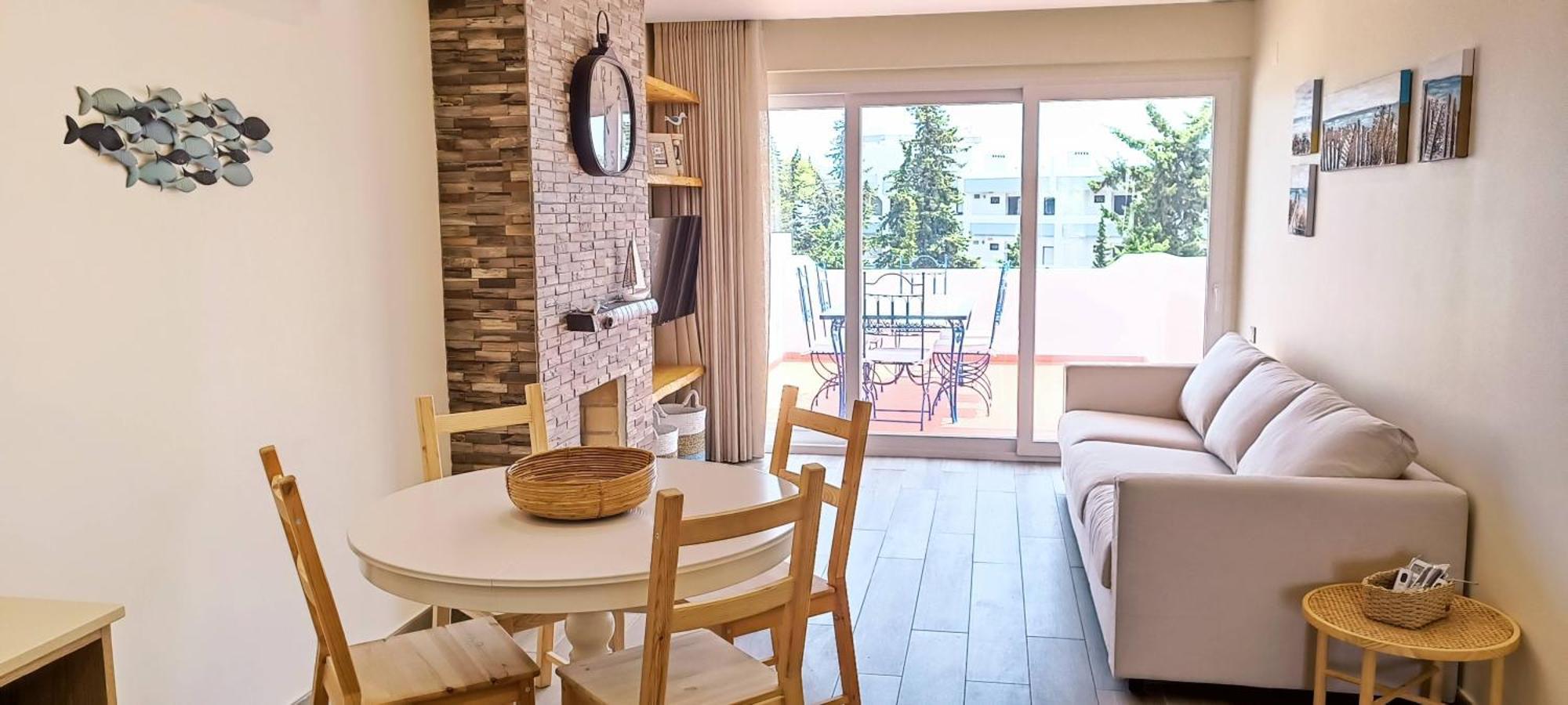 Blue & Yellow Penthouse With Terrace At Balaia Mar アルブフェイラ エクステリア 写真