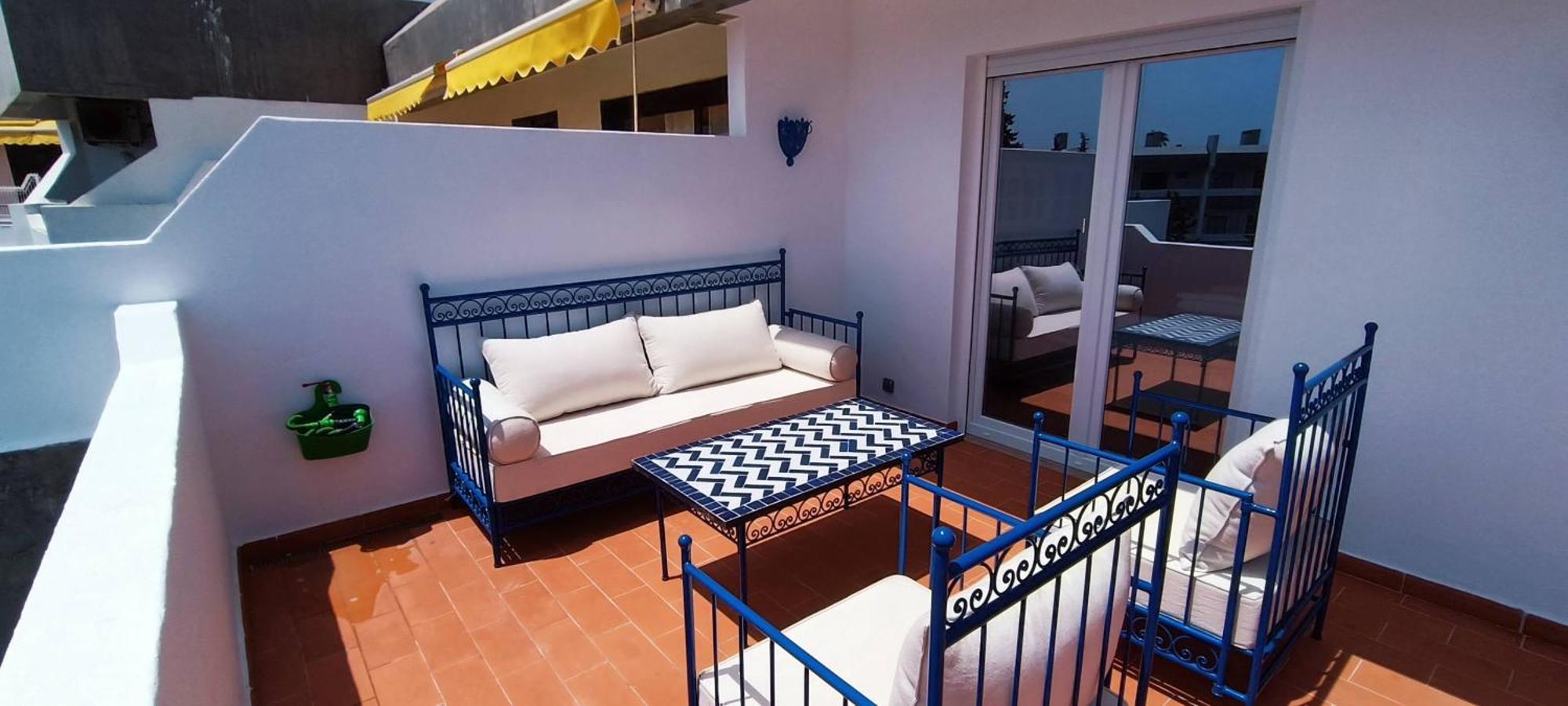 Blue & Yellow Penthouse With Terrace At Balaia Mar アルブフェイラ エクステリア 写真